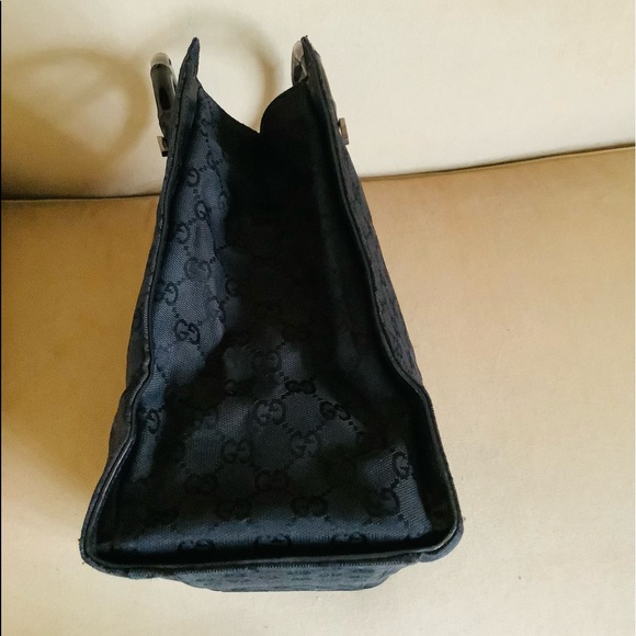 Authentic GUCCI BAMBOO canvas tote bag🎋🎋FREE SHIP❣️ - Picture 4 of 16